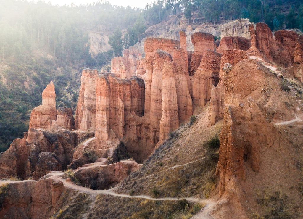 Torre Torre rocky park in Huancayo, Peru