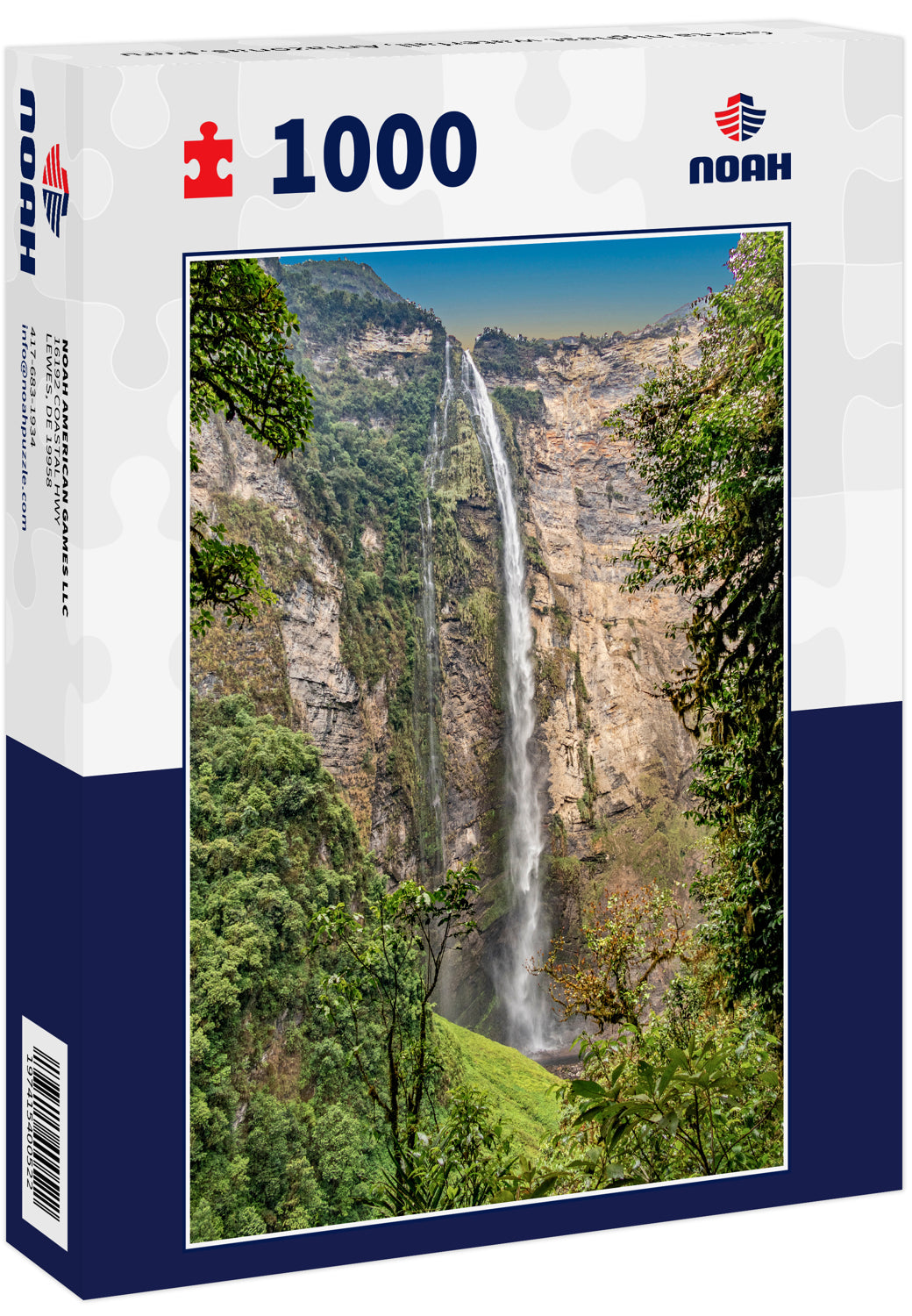 Gocta highest waterfall, Amazonas, Peru