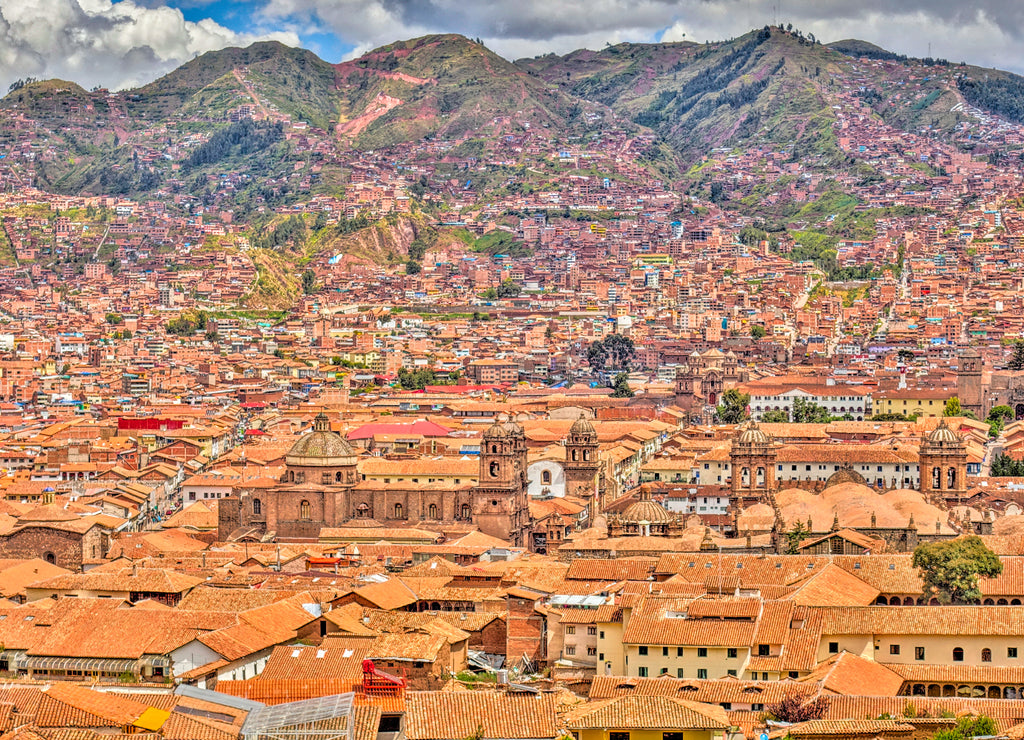 Cusco rooftops, Peru