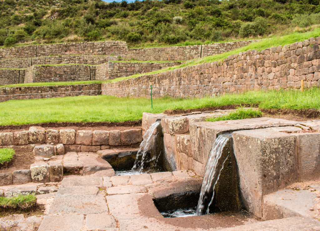 Tipon, Peru, construccion inca