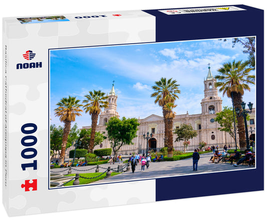 Basilica Cathedral of Arequipa in Peru