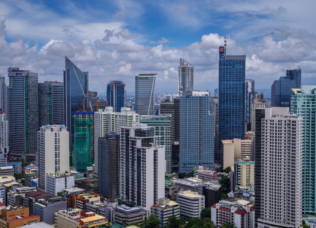 Metro Manila Philippines Skyline view