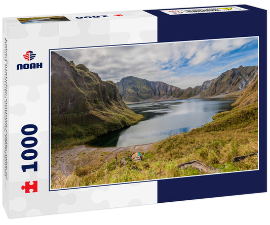 Lake Pinatubo, summit crater lake of Mount Pinatubo volcano, Philippines