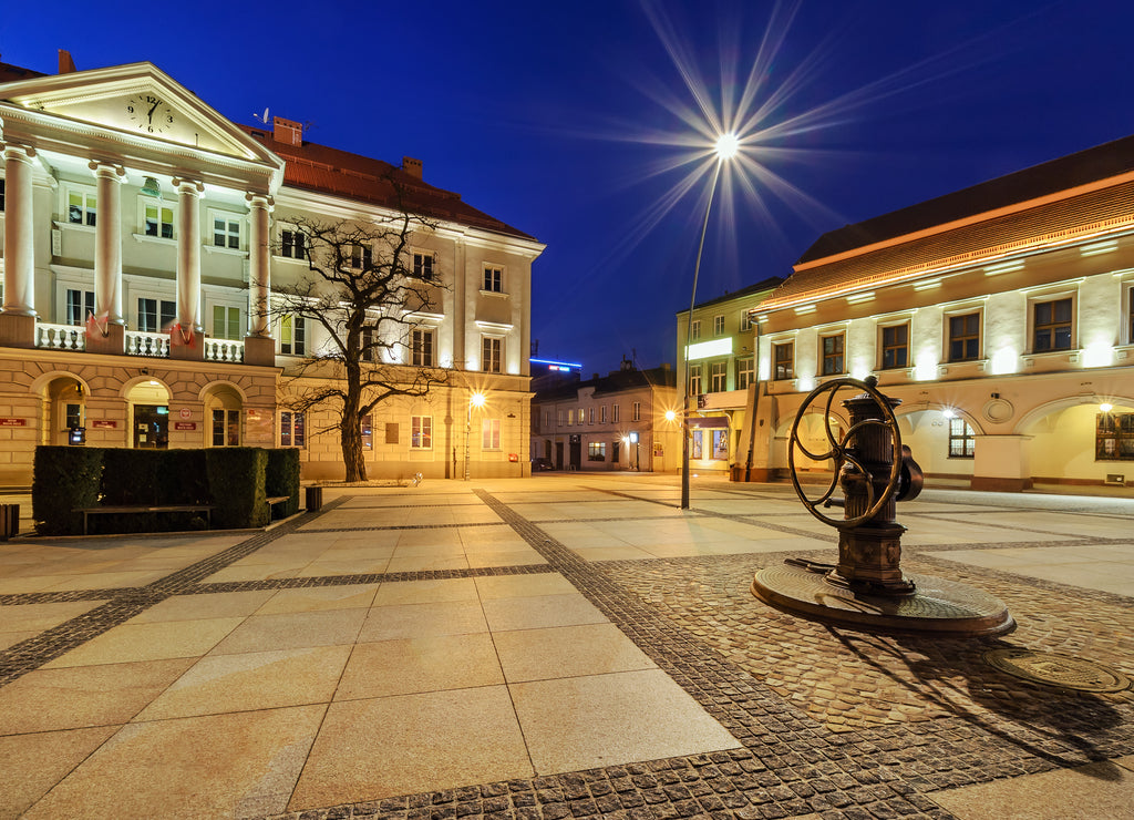 City Hall in main square Rynek of Kielce