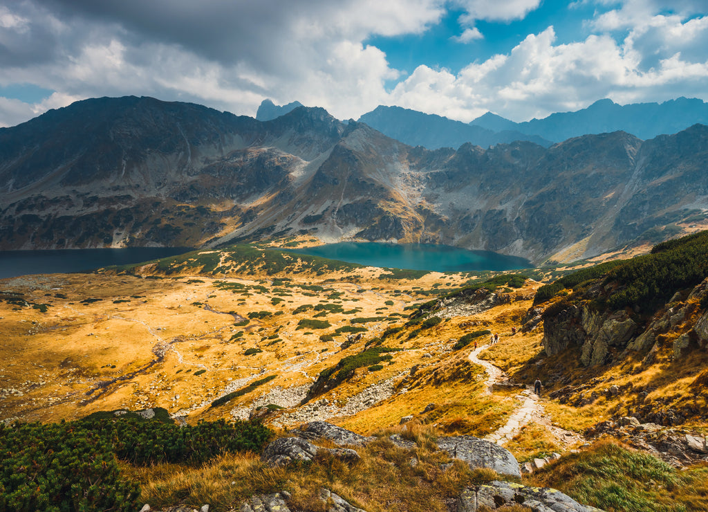Autumn in Five lakes valley in High Tatra Mountains, Poland