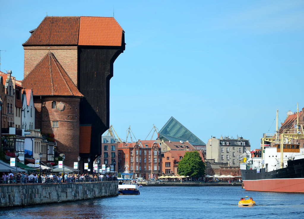 The crane gate in Gdansk (Poland)