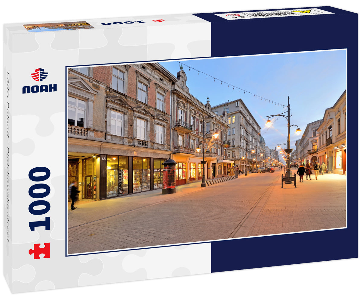 Lódz, Poland - Piotrkowska street