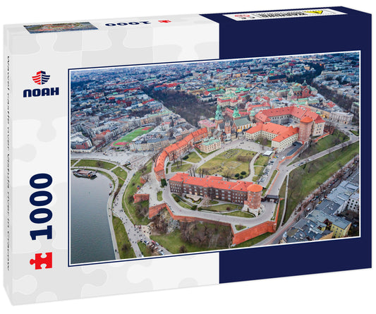 Wawel castle over Vistula river in Cracow