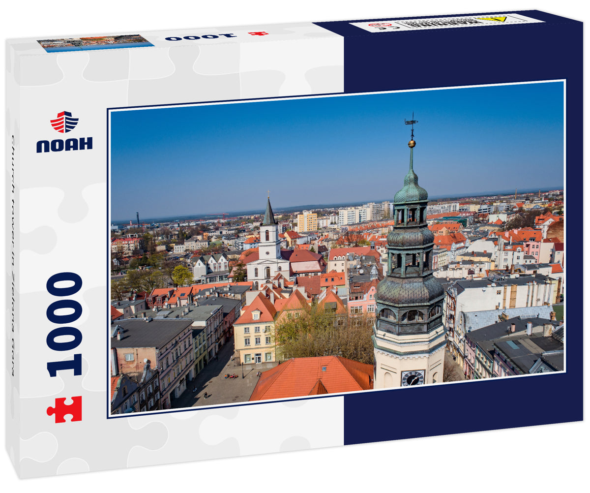 Church tower in Zielona Gora