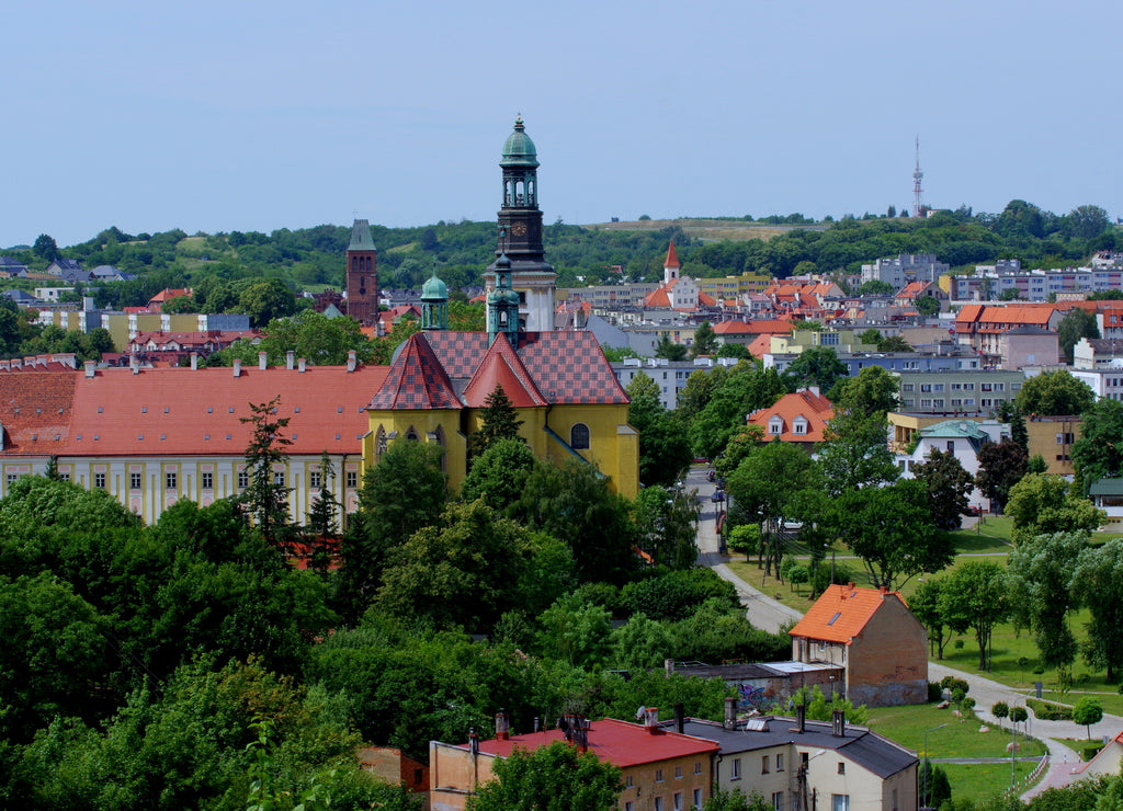 A view of Trzebnica, a beautiful little town in Lower Silesia in Poland