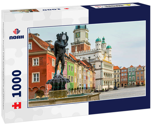 Historic town hall architecture in Poznan