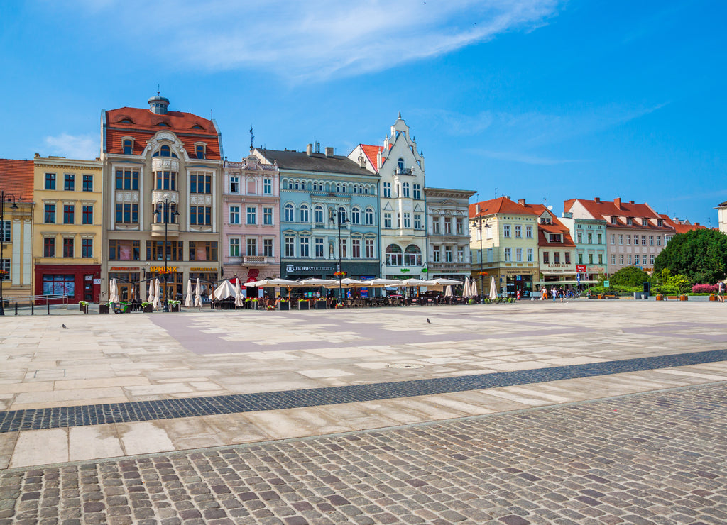 Old Town and granaries by the Brda River. Bydgoszcz, Poland