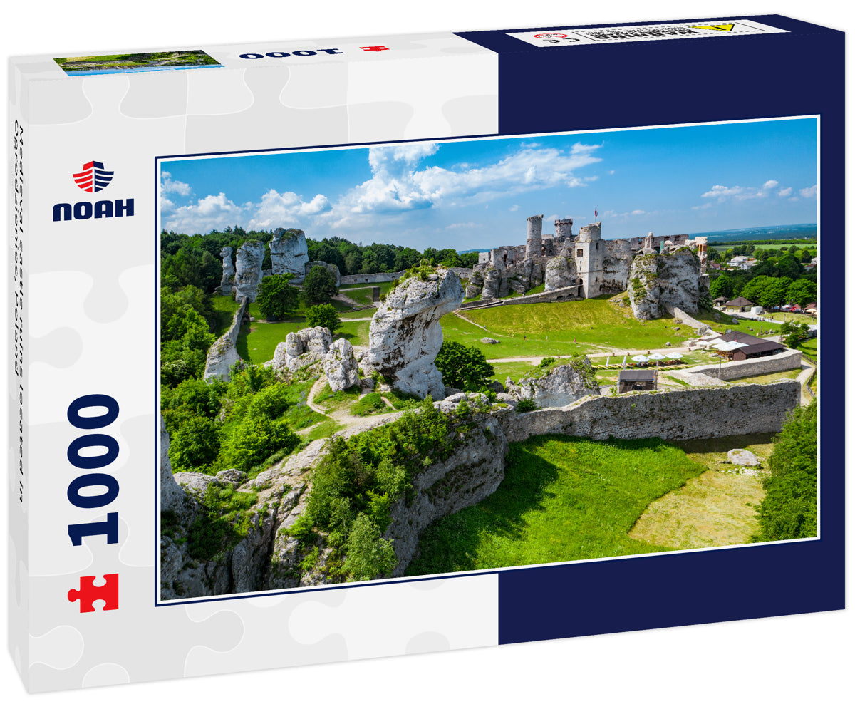 Medieval castle ruins located in Ogrodzieniec, Poland