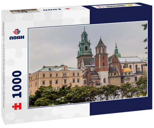 Winter in Wawel Royal Castle in Krakow, Poland