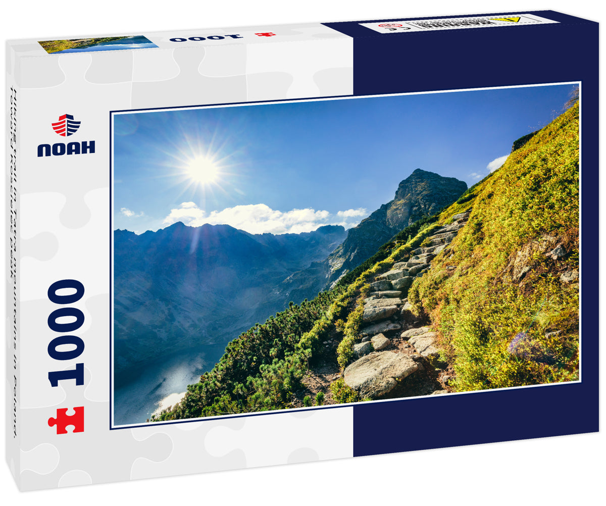 Hiking trail in Tatra mountains in Poland. Toward Koscielec peak