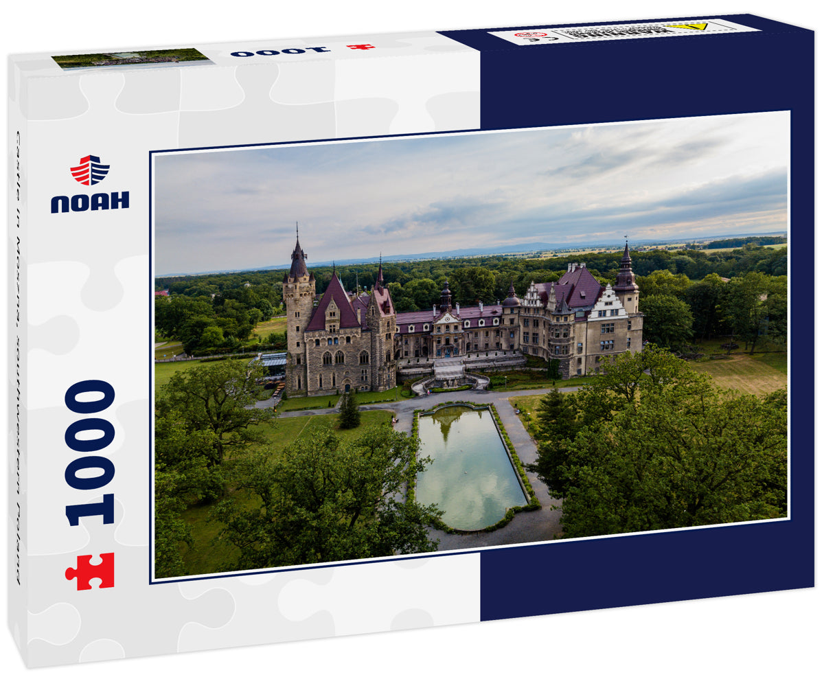 Castle in Moszna, southwestern Poland