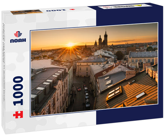 Cracow old town in autumn time, Poland, UNESCO