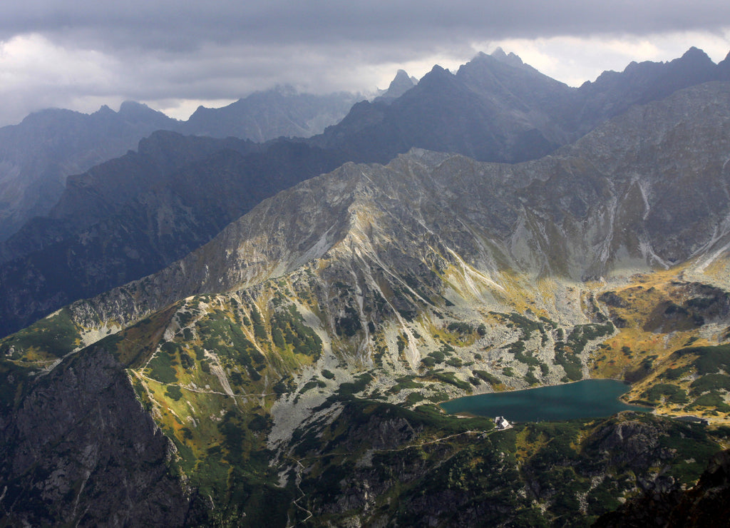 Autumn in the High Tatra Mountains, Valley of Five Polish Lakes, Poland