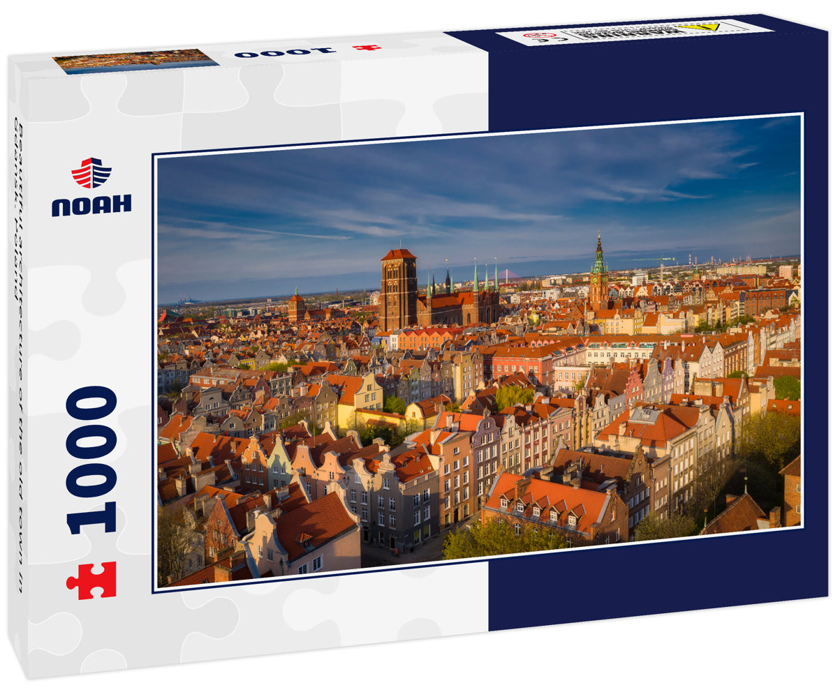 Beautiful architecture of the old town in Gdansk. Poland