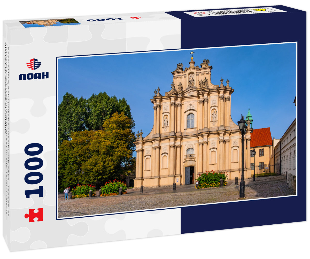 Kosciol Wizytek Visitationist Church of St. Joseph at Krakowskie Przedmiescie street in Old Town historic district of Warsaw in Poland