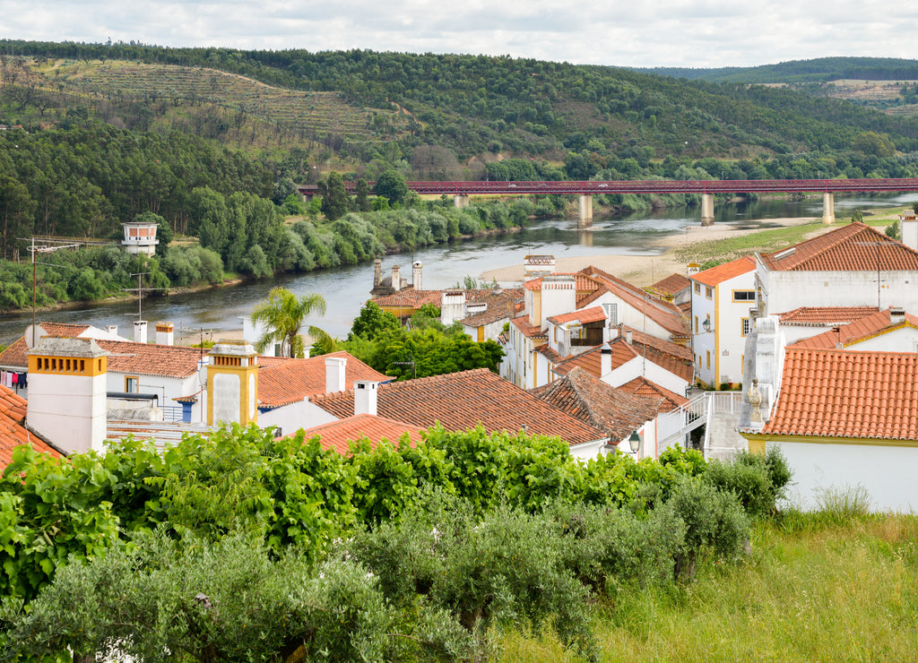 Landscape of Constancia. Santarem, Ribatejo, Portugal
