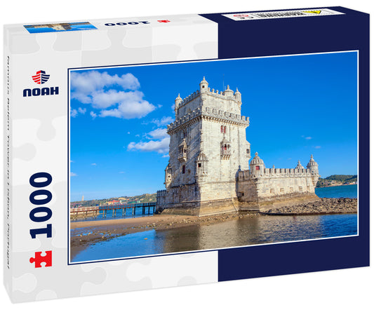 famous Belem Tower in Lisbon, Portugal