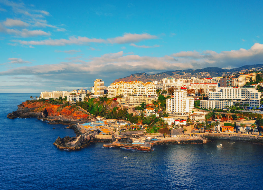Funchal city in Madeira, Portugal