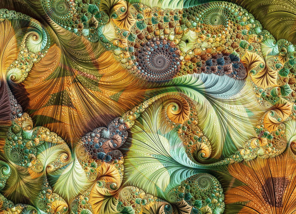 An abstract computer generated fractal design. A fractal is a never-ending pattern. Fractals are infinitely complex patterns that are self-similar across different scales