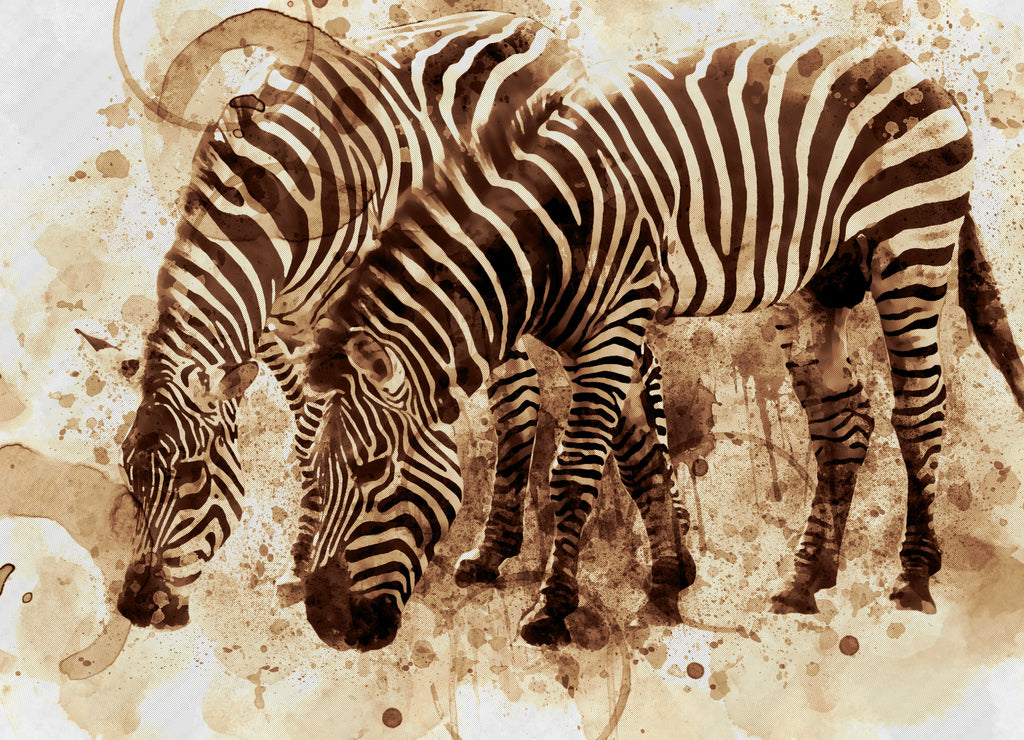 Digital Art Coffee stain panting