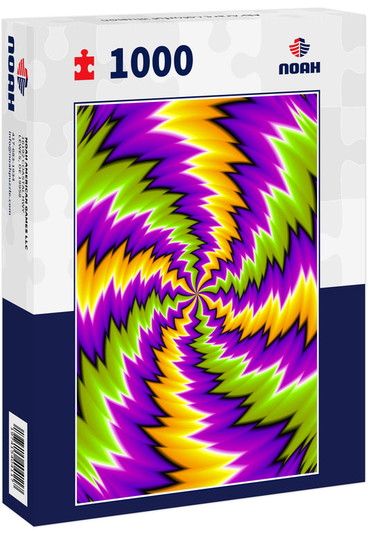 Abstract colorful illusion