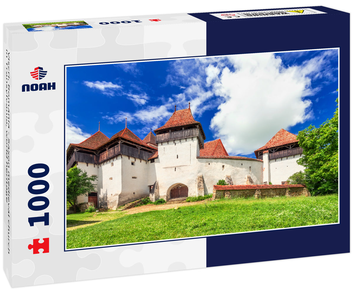 Viscri, Romania - Saxon medieval church in Transylvania, world heritage