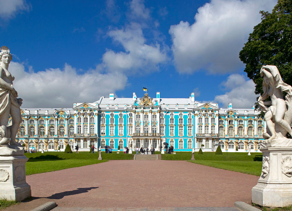 Catherine's Palace, the State Hermitage Museum (Winter Palace), Tsarskoye Selo (Pushkin), south of St. Petersburg, Russian Federation