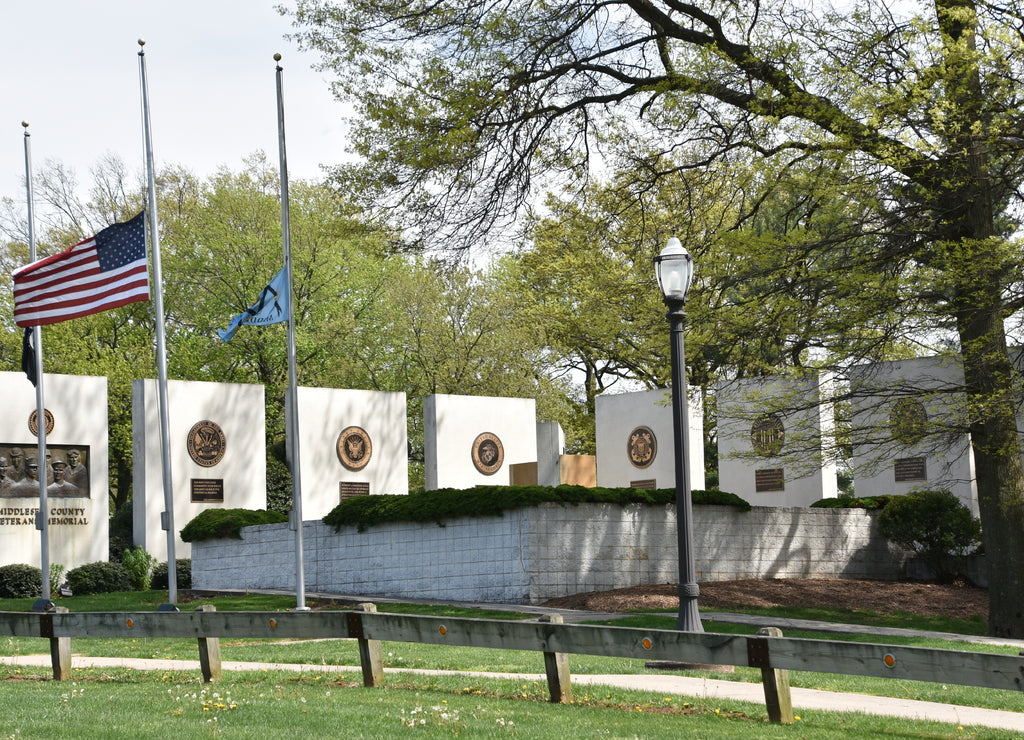 Middlesex County Veterans Memorial at Roosevelt Park in Edison, New Jersey