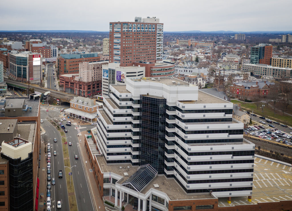 Aerial View of New Brunswick New Jersey