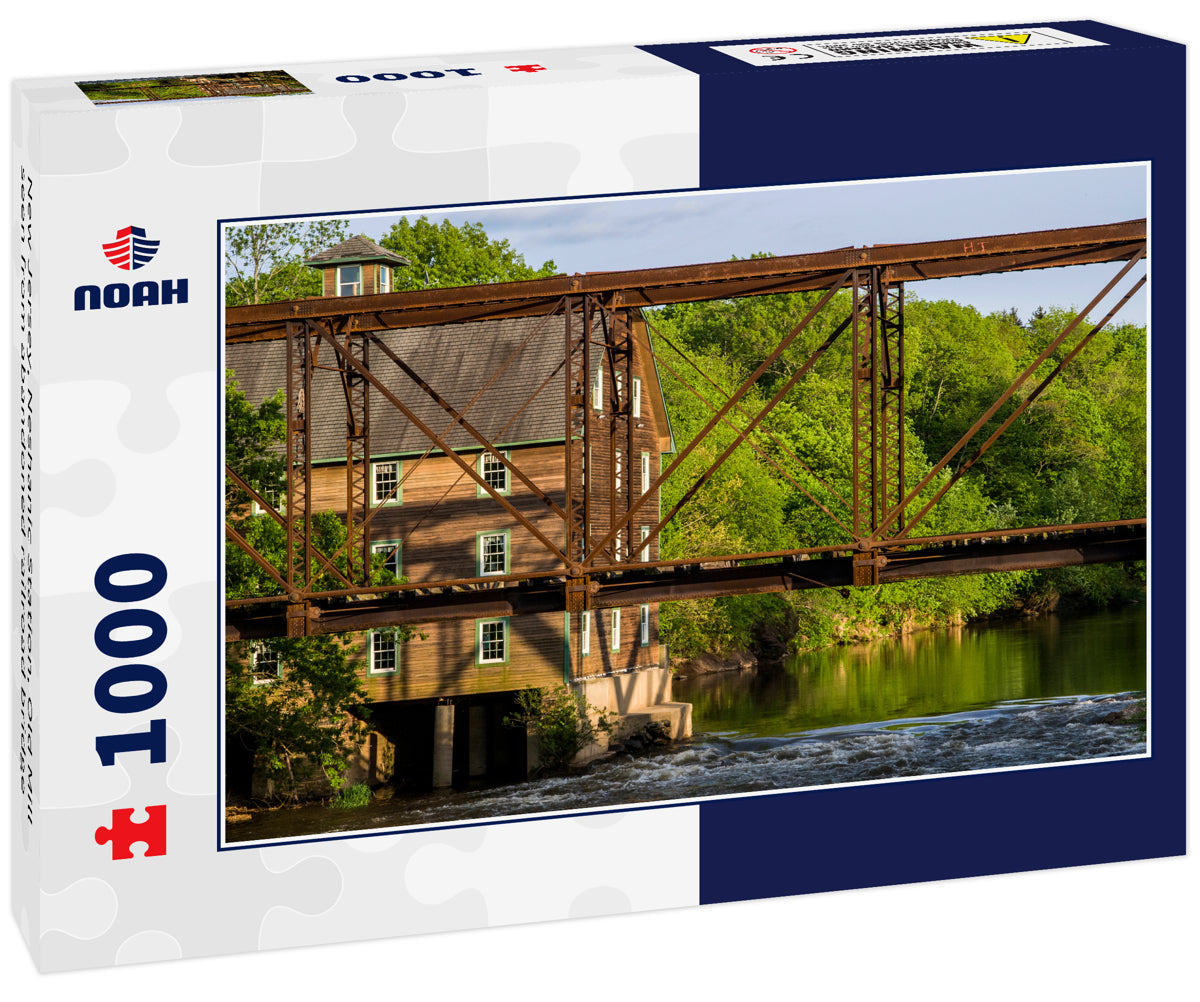 New Jersey, Neshanic Station, Old Mill seen from abandoned railroad bridge