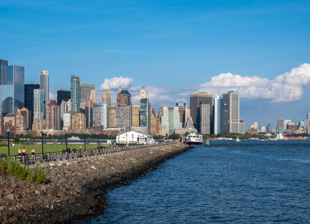 Liberty State Park is a park in the U.S. state of New Jersey opposite both Liberty Island and Ellis Island