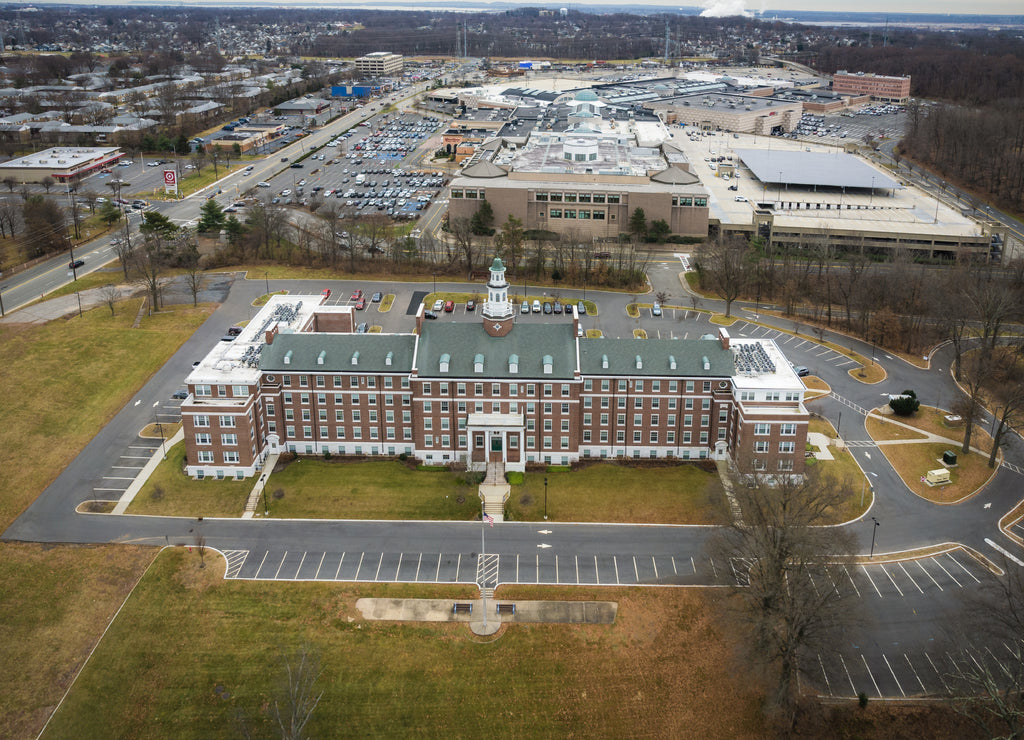 Aerial Drone of Edison Menlo Mall, New Jersey