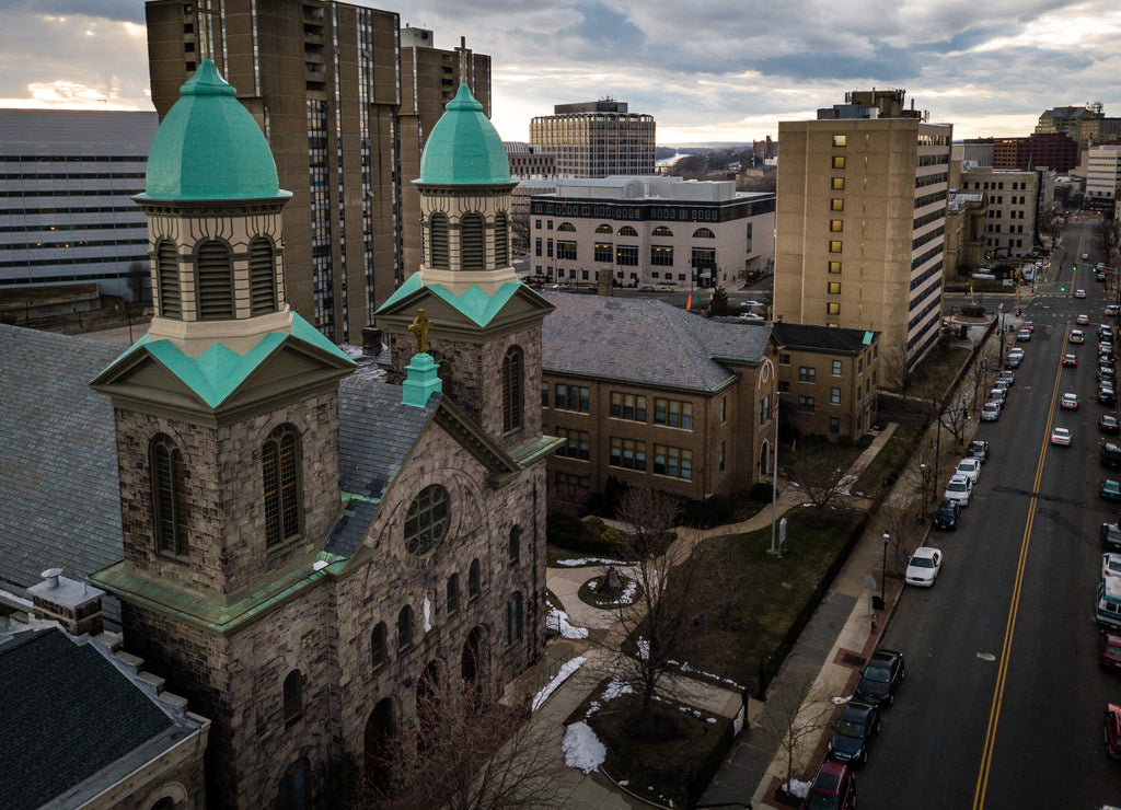 Aerial of Trenton New Jersey