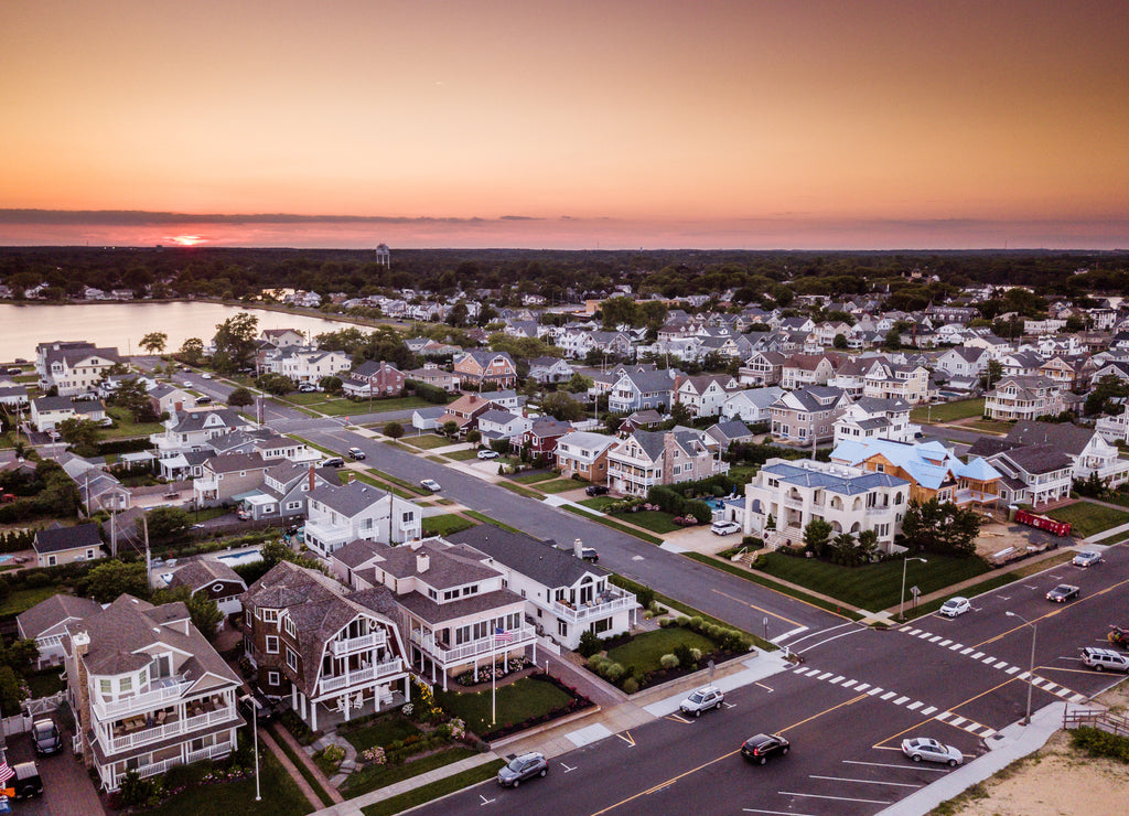 Aerial of Spring Lake New Jersey