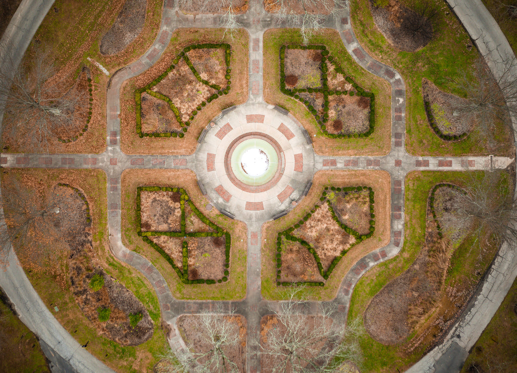 Aerial View of Park in New Jersey