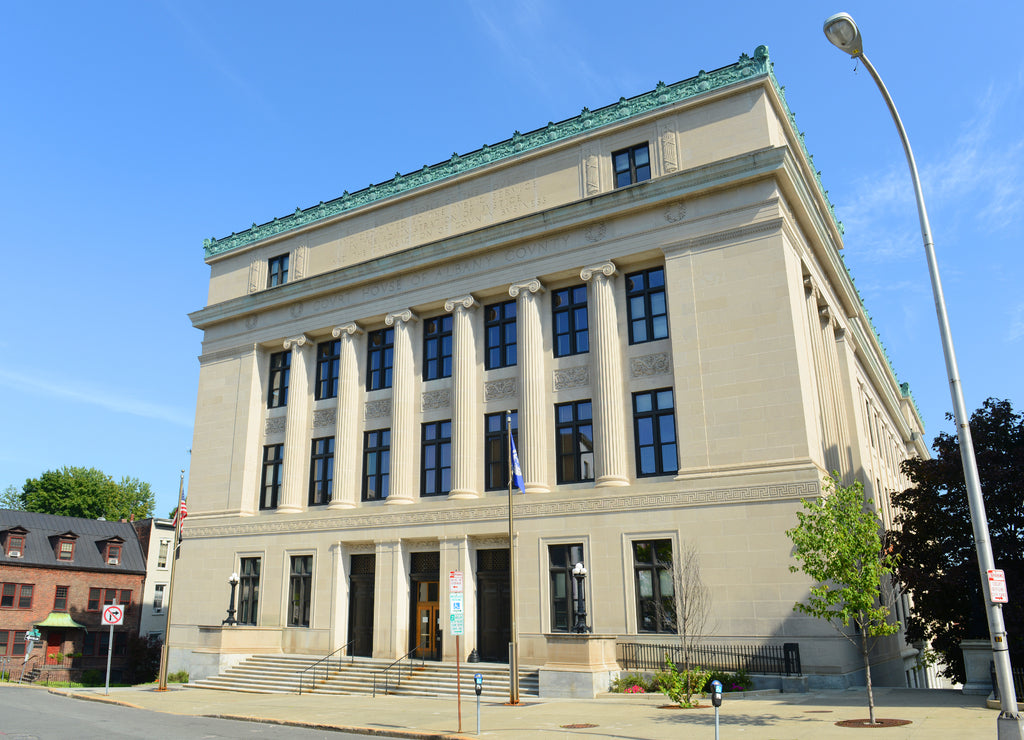 Court House of Albany County Building in downtown Albany, New York State, USA