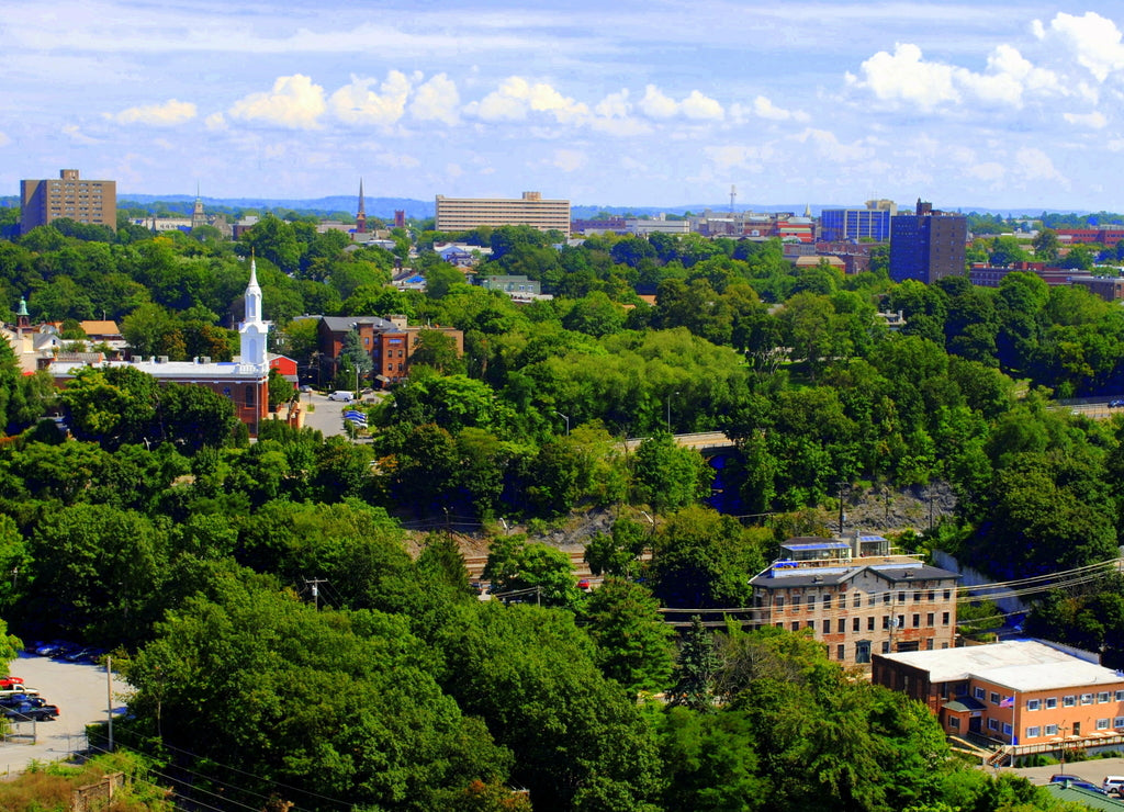 Poughkeepsie New York -- Sky view