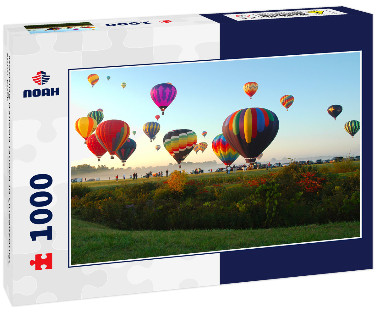 Morning balloon launch in Queensbury, New York