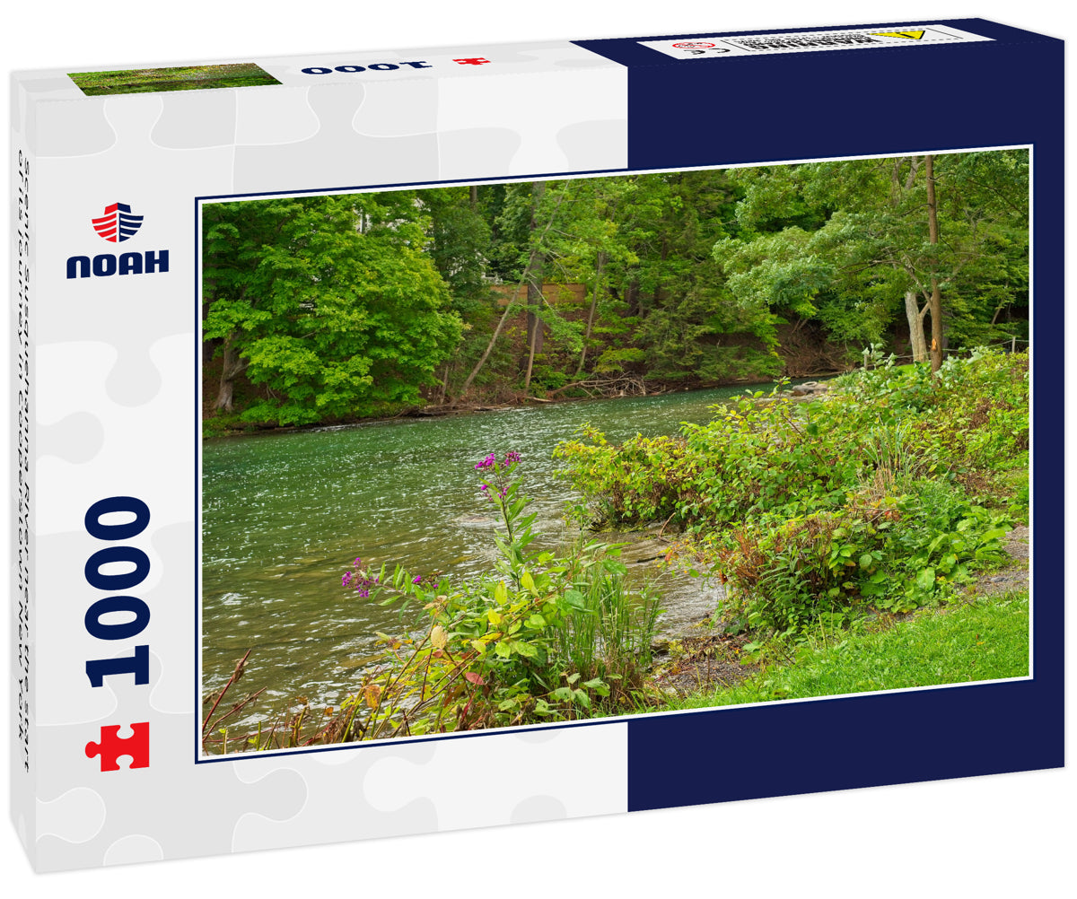 Scenic Susquehanna River near the start of its journey in Cooperstown New York