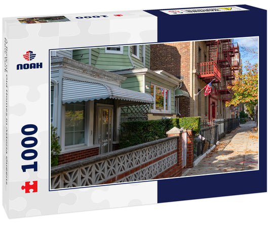 A Row of Old Homes in Astoria Queens New York