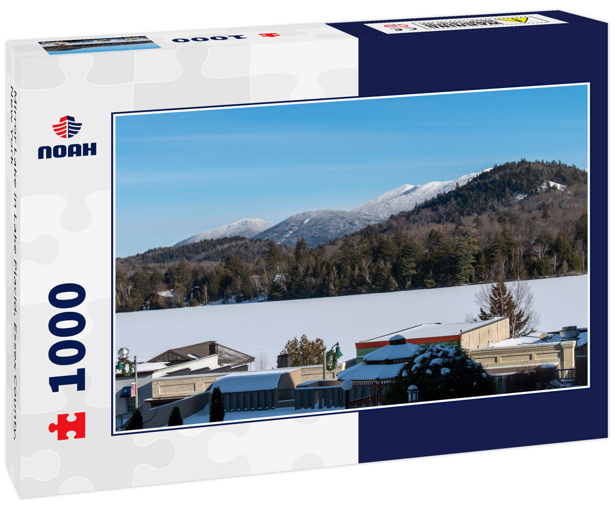 Mirror Lake in Lake Placid, Essex County, New York