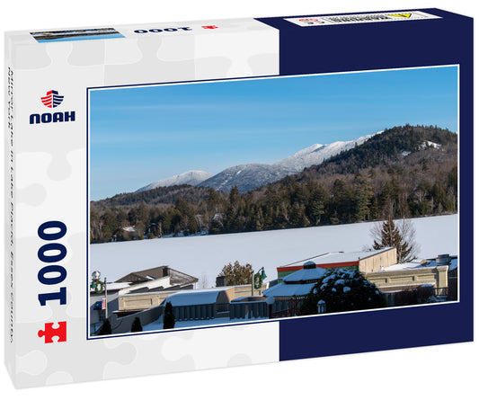 Mirror Lake in Lake Placid, Essex County, New York