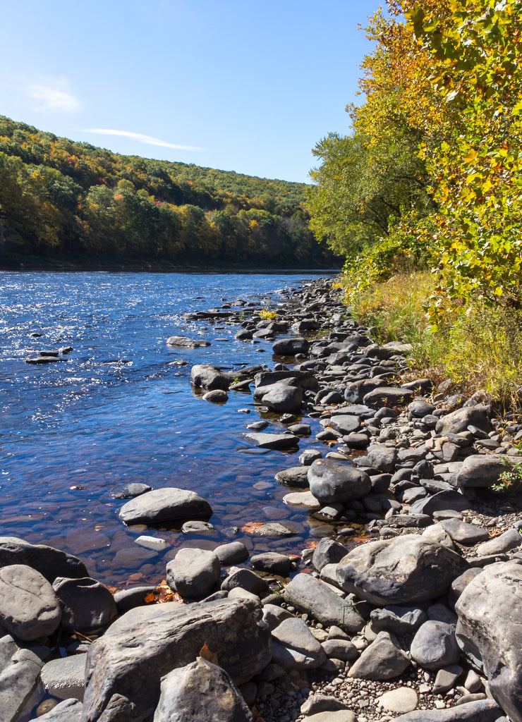 Delaware River in Sullivan County New York