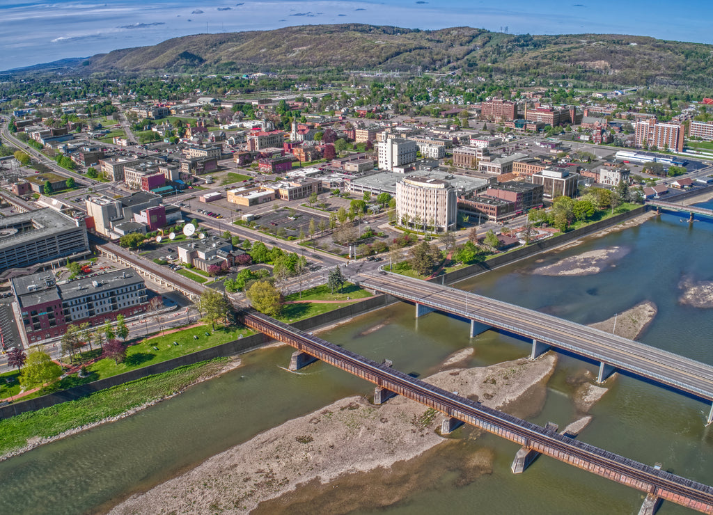 Elmira, Upstate New York on the Chemung River