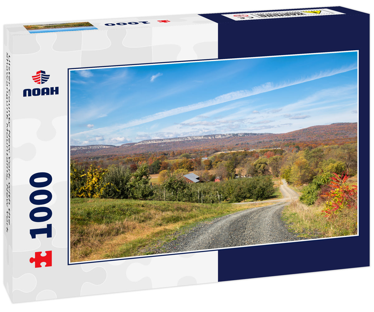 Ulster County New York with the Shawangunk Mountains, New York